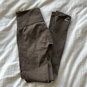 Gymshark brown contour leggings